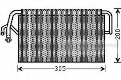 VAN WEZEL 3000v486 -  Испаритель, кондиционер